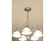 Close-up view of a modern chandelier at 408 Smokerise Se Cir, Marietta, GA 30067