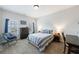 Bedroom features plush carpet, two windows, desk area and seating for work or relaxation at 4405 Croftshire Pl, Cumming, GA 30040