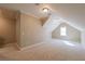 The room is carpeted and has a dormer window for natural light at 6186 Talmadge Nw Run, Acworth, GA 30101