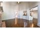 Spacious living room with high ceilings and views to the kitchen at 6186 Talmadge Nw Run, Acworth, GA 30101