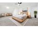 Spacious main bedroom featuring modern minimalist decor, neutral tones, and ample natural light at 3264 Henderson Mill Rd # C, Atlanta, GA 30341
