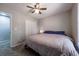 Inviting bedroom features soft lighting, plush carpet, and a spacious closet at 4520 Jackybell Trl, Decatur, GA 30034