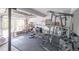 A garage equipped with workout equipment, offering a convenient space for fitness and exercise at 4520 Jackybell Trl, Decatur, GA 30034