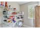 Walk-in pantry features wire shelving, providing plenty of storage at 2830 Willow Hill Ct, Cumming, GA 30040