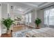Relaxing main bedroom with tray ceiling, neutral decor, and large windows, creating a serene retreat at 433 Cranleigh Se Rdg, Smyrna, GA 30080