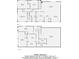 Detailed floor plan showcasing the layout of the home's two floors and basement at 2184 Pemberton Sw Rd, Atlanta, GA 30331