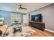 Cozy living room with modern furnishings, hardwood floors, and natural light at 2772 Dunnington Cir, Atlanta, GA 30341