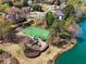 A basketball court, playground, and picnic area is on the lake for residents to enjoy at 6060 Masters Club Dr, Suwanee, GA 30024