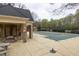 Community pool with shaded picnic area for residents' enjoyment and relaxation at 2555 Stonevalley Ln, Cumming, GA 30041