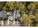 Stunning aerial view of the home nestled among mature trees in a desirable neighborhood at 2877 Elliott Ne Cir, Atlanta, GA 30305