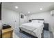 Cozy bedroom with neutral colors, a comfortable bed, and simple furnishings at 417 Lynnhaven Sw Dr, Atlanta, GA 30310