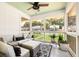 Relaxing screened porch with comfortable seating and a view of the backyard at 417 Lynnhaven Sw Dr, Atlanta, GA 30310
