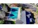 Overhead shot of covered community pool at 5987 Turfway Park Ct, Sugar Hill, GA 30518