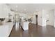 Spacious kitchen with stainless appliances, island, and open layout to living spaces at 1962 Bainbridge Ln, Atlanta, GA 30345