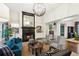 Comfortable living room with fireplace, hardwood floors, and an open layout at 135 High Point Walk, Atlanta, GA 30342