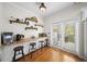 Bright breakfast nook featuring a coffee bar and access to the outdoors at 1741 Liberty Nw Pkwy, Atlanta, GA 30318