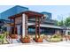 Beautiful exterior of restaurant, including a pergola and outside dining at 1741 Liberty Nw Pkwy, Atlanta, GA 30318