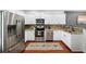 Spacious kitchen featuring stainless steel appliances and ample counter space at 1741 Liberty Nw Pkwy, Atlanta, GA 30318
