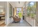 Relaxing balcony with comfortable seating and a scenic view at 2200 Cortland Rd, Milton, GA 30009