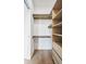 Well-organized closet with custom shelving and drawers, offering ample storage space at 1570 Flat Shoals Se Rd # 4, Atlanta, GA 30316