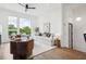 Bright living room with fireplace, hardwood floors, and large windows offering abundant natural light at 1570 Flat Shoals Se Rd # 4, Atlanta, GA 30316