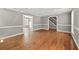 Bright living room featuring hardwood floors, neutral paint, and elegant trim at 3097 Sycamore Ln, Marietta, GA 30066