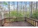 View from a wooded backyard deck at 3684 Wittenburg Ct, Decatur, GA 30034