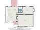 Floor plan of first level featuring living room, kitchen, dining area, garage and laundry room at 4490 Thornwood Trl, Stone Mountain, GA 30083