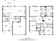 Detailed floor plan showcasing layout of the home with dimensions and room names at 1895 Weston Ln, Tucker, GA 30084