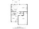Floorplan showcasing the layout of the main level of the house at 1895 Weston Ln, Tucker, GA 30084