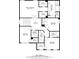 Floorplan illustrating the layout of the upper level of the house at 1895 Weston Ln, Tucker, GA 30084