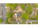 Overhead view of property featuring lush greenery, street access and parking at 484 Lorene Sw Dr, Marietta, GA 30060