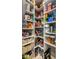 Organized walk-in pantry with ample storage space for groceries at 4155 Summit Gate Dr, Suwanee, GA 30024