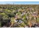 Stunning aerial view of homes surrounded by lush greenery with the city skyline in the distance at 1211 Oakdale Ne Rd, Atlanta, GA 30307