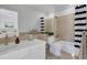 Bright bathroom with a large mirror and modern fixtures at 1211 Oakdale Ne Rd, Atlanta, GA 30307