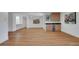 Bonus room features hardwood floors, wet bar, natural light, and art at 1211 Oakdale Ne Rd, Atlanta, GA 30307