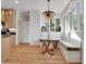 Bright breakfast nook featuring a unique table and bench seating at 1211 Oakdale Ne Rd, Atlanta, GA 30307