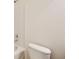Bright and modern bathroom with a shower-tub combo, offering a functional and clean space at 1250 Edgebrook Ln, Snellville, GA 30078