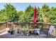 Spacious deck with wooded view is perfect for entertaining at 1250 Edgebrook Ln, Snellville, GA 30078