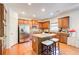 Modern kitchen with granite counters, stainless steel appliances, and a spacious island at 1250 Edgebrook Ln, Snellville, GA 30078