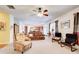 Open concept living room features a cozy fireplace at 1250 Edgebrook Ln, Snellville, GA 30078