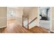 Bright hallway featuring hardwood floors and access to the bedroom at 2849 Livsey Woods Dr, Tucker, GA 30084