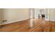 Bright living room featuring hardwood floors and french doors at 2849 Livsey Woods Dr, Tucker, GA 30084