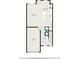Layout of the first floor featuring an eat-in kitchen, living room, foyer, garage, and bathroom at 7701 Haynes Park Pl, Lithonia, GA 30038
