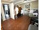 Laundry room with washer, dryer, shelving and tiled floor at 1718 Pucketts Sw Dr, Lilburn, GA 30047