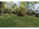 Manicured backyard with lush green lawn and mature trees, providing a serene outdoor space at 3406 Randell Brown Avenue Unit 3, Atlanta, GA 30354