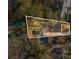Aerial view showing the property boundary, swimming pool, surrounding greenery, and roof at 1311 Berwick Ne Ave, Atlanta, GA 30306
