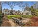Expansive backyard featuring a brick patio with modern seating and a lush lawn at 1311 Berwick Ne Ave, Atlanta, GA 30306