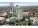 Aerial view of high-rise apartment buildings and community amenities at 2870 Pharr Court South Nw # 1209, Atlanta, GA 30305