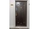 Stylish condo front door with gold accents and unit number plaque at 2870 Pharr Court South Nw # 1209, Atlanta, GA 30305